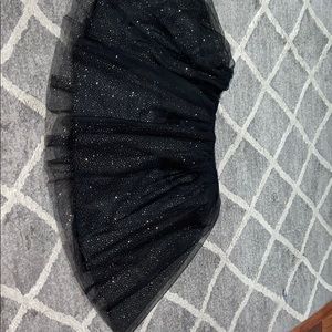 Cat & Jack Black sparkly skirt